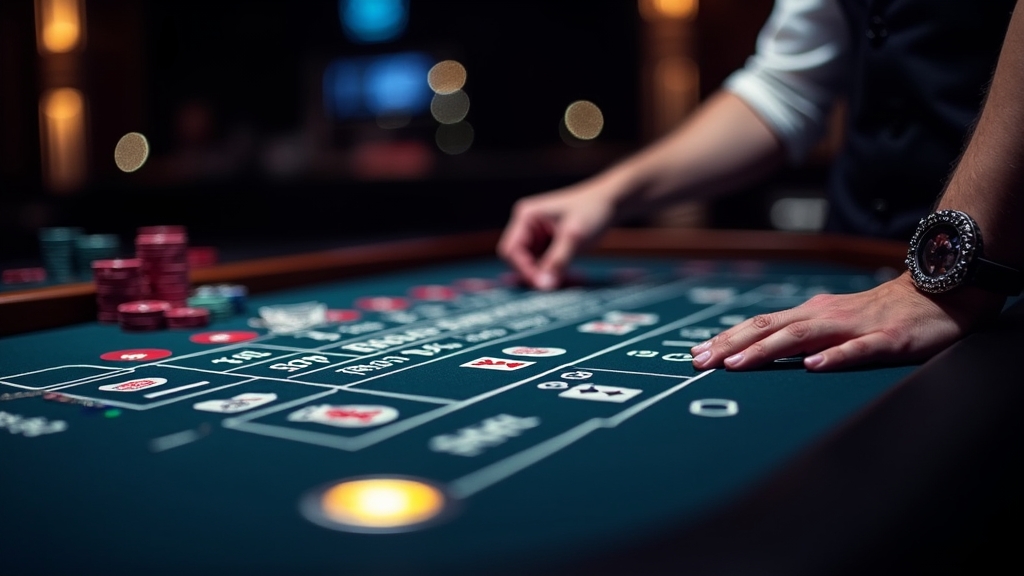Live casino betting layout showing main wagers, side bets, and bonus features