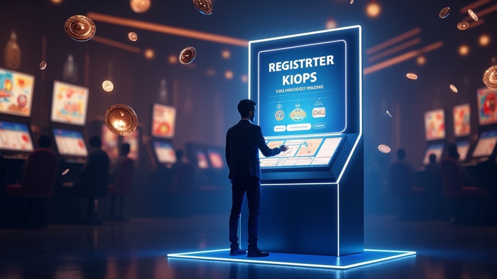 New player at a casino registration screen with a no-deposit bonus message